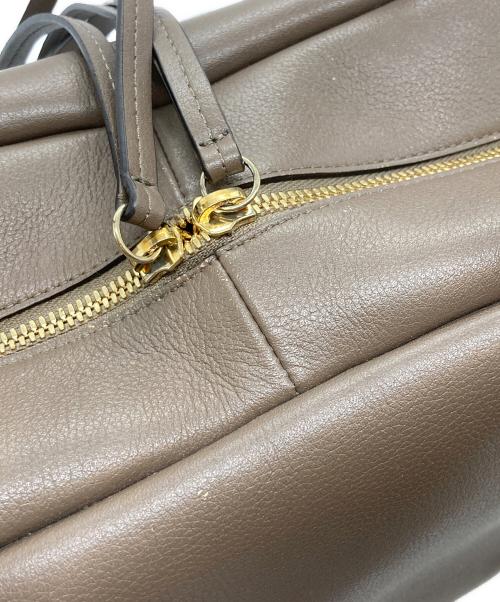 FRENZLAUER（フレンツラウアー）FRENZLAUER (フレンツラウアー) BOWLING BAG M ハンドバッグ ダークブラウンの古着・服飾アイテム
