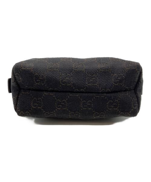 GUCCI（グッチ）GUCCI (グッチ) GGキャンパスポーチ ブラウンの古着・服飾アイテム
