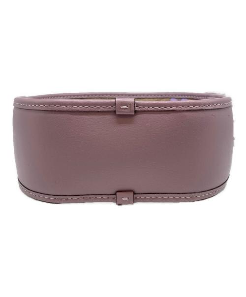 COACH（コーチ）COACH (コーチ) フラワー・シグネチャーショルダーバッグ ベージュ×パープルの古着・服飾アイテム