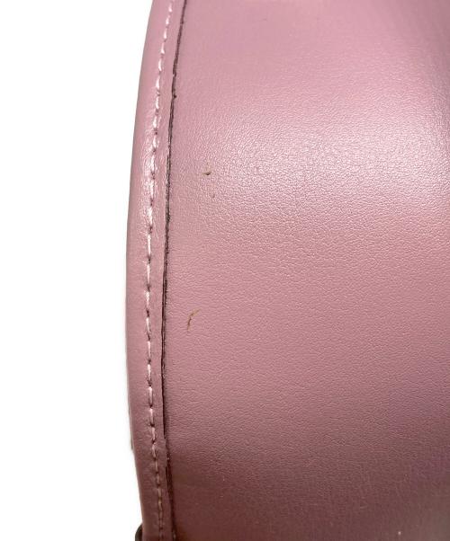 COACH（コーチ）COACH (コーチ) フラワー・シグネチャーショルダーバッグ ベージュ×パープルの古着・服飾アイテム