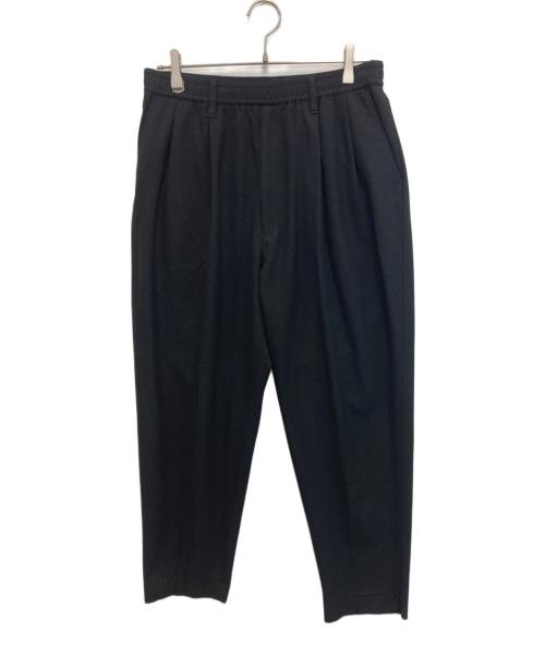 N.HOOLYWOOD（エヌ ハリウッド）N.HOOLYWOOD (エヌ ハリウッド) WIDE TAPERD EASY SLACKS/ワイドテーパードイージースラックス ブラック サイズ:38の古着・服飾アイテム
