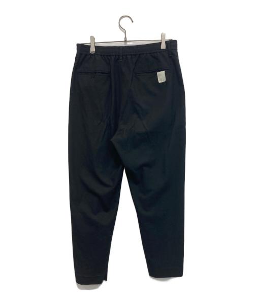 N.HOOLYWOOD（エヌ ハリウッド）N.HOOLYWOOD (エヌ ハリウッド) WIDE TAPERD EASY SLACKS/ワイドテーパードイージースラックス ブラック サイズ:38の古着・服飾アイテム