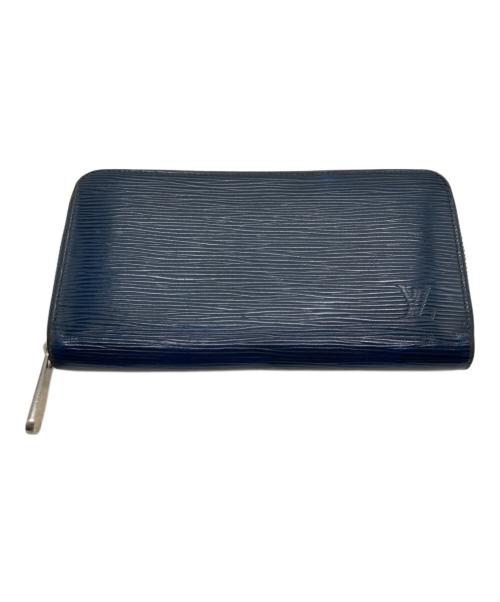 LOUIS VUITTON（ルイ ヴィトン）LOUIS VUITTON (ルイ ヴィトン) ラウンドファスナー財布 ネイビーの古着・服飾アイテム
