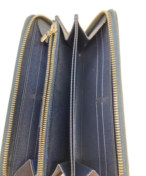 LOUIS VUITTON（ルイ ヴィトン）LOUIS VUITTON (ルイ ヴィトン) ラウンドファスナー財布 ネイビーの古着・服飾アイテム