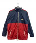 GUCCIグッチ）の古着「インターロッキングG ウィンドブレーカー」｜ネイビー・レッド