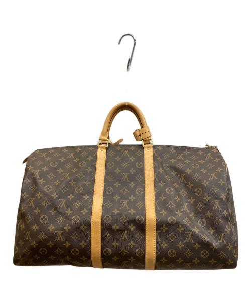 LOUIS VUITTON（ルイ ヴィトン）LOUIS VUITTON (ルイ ヴィトン) モノグラム / キーポル55 トラベルバッグ ブラウンの古着・服飾アイテム