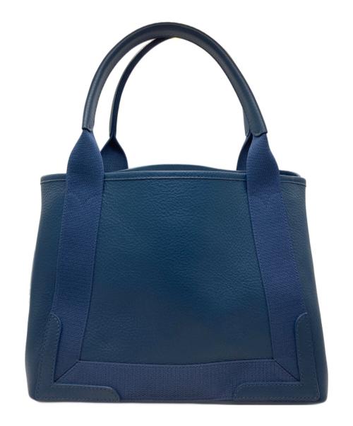 BALENCIAGA（バレンシアガ）BALENCIAGA (バレンシアガ) ネイビー カバ S/トートバッグ ブルーの古着・服飾アイテム
