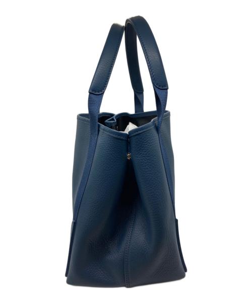 BALENCIAGA（バレンシアガ）BALENCIAGA (バレンシアガ) ネイビー カバ S/トートバッグ ブルーの古着・服飾アイテム