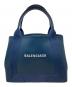 BALENCIAGA（バレンシアガ）の古着「ネイビー カバ S/トートバッグ」｜ブルー