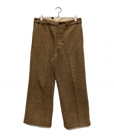 ゆうこりん様 オ−ダ−品3点.野草、ベッチンズボン(中古) 中古・古着通販】Cushman (クッシュマン) ヘリンボーンウールタック
