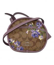 COACH（コーチ）の古着「ワイアット クロスボディ バッグ・シグネチャー キャンバス」｜ホワイト×ブラック