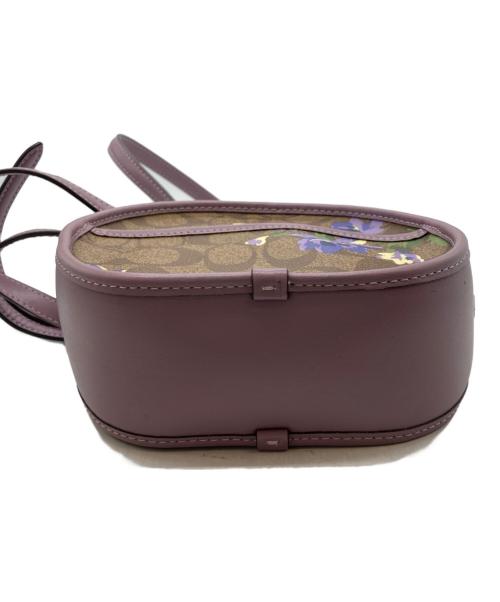 COACH（コーチ）COACH (コーチ) ワイアット クロスボディ バッグ・シグネチャー キャンバス ホワイト×ブラックの古着・服飾アイテム