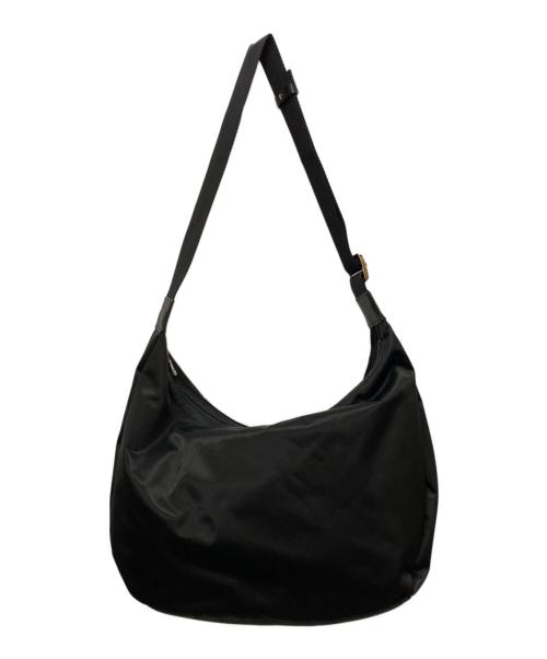 russet（ラシット）russet (ラシット) クラウズナイロンラウンドビッグショルダーバッグ ブラックの古着・服飾アイテム