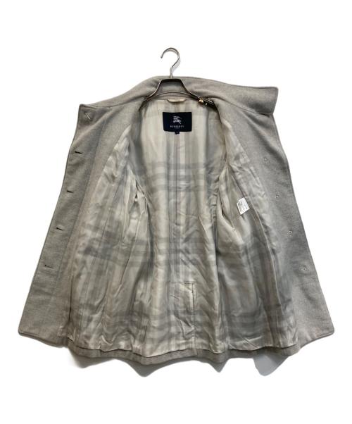 BURBERRY LONDON（バーバリーロンドン）BURBERRY LONDON (バーバリーロンドン) アンゴラウールコート グレー サイズ:38の古着・服飾アイテム
