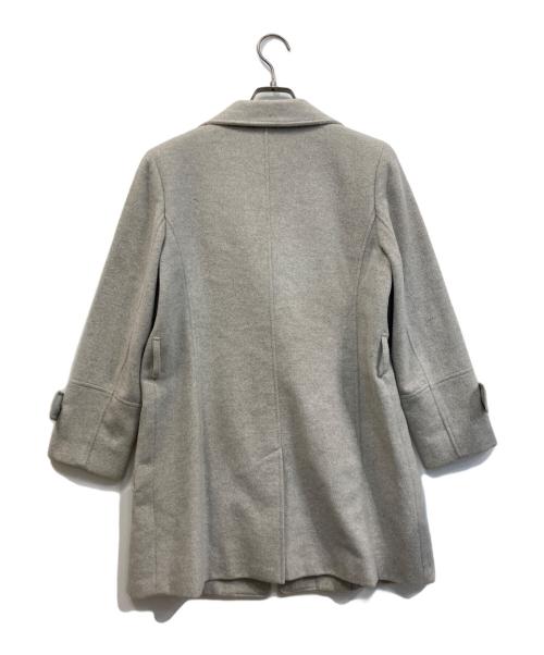BURBERRY LONDON（バーバリーロンドン）BURBERRY LONDON (バーバリーロンドン) アンゴラウールコート グレー サイズ:38の古着・服飾アイテム
