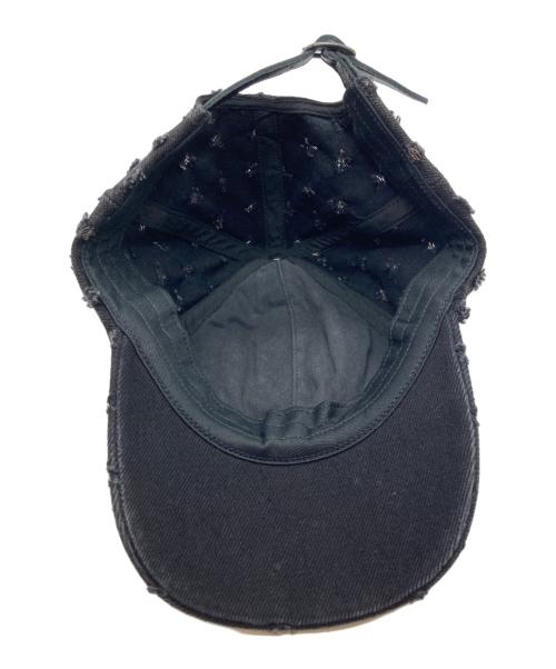 SUPREME（シュプリーム）Supreme (シュプリーム) 26FW Rhinestone Denim Cap/ラインストーンデニムキャップ ブラックの古着・服飾アイテム