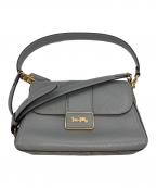 COACHコーチ）の古着「クロスボディーショルダーバッグ」｜グレー