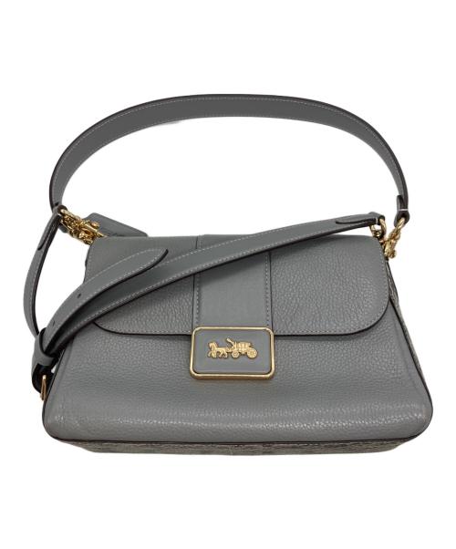 COACH（コーチ）COACH (コーチ) クロスボディーショルダーバッグ グレーの古着・服飾アイテム