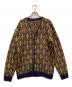 Needles（ニードルズ）の古着「Mohair Cardigan Ornament/ニットカーディガン」｜イエロー×パープル