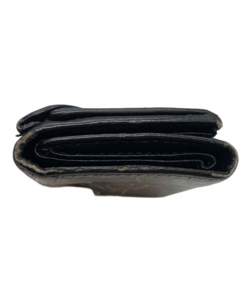 BALENCIAGA（バレンシアガ）BALENCIAGA (バレンシアガ) Graffiti Papier Mini Wallet グラフィックペーパーウォレット ブラックの古着・服飾アイテム