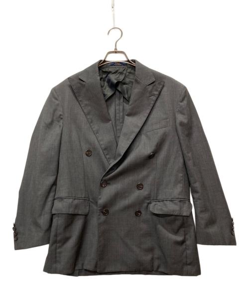POLO RALPH LAUREN（ポロ・ラルフローレン）POLO RALPH LAUREN (ポロ・ラルフローレン) ダブルジャケット グレー サイズ:40Sの古着・服飾アイテム