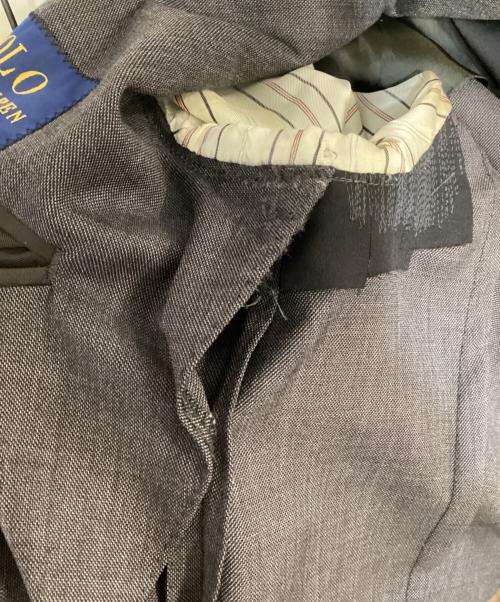 POLO RALPH LAUREN（ポロ・ラルフローレン）POLO RALPH LAUREN (ポロ・ラルフローレン) ダブルジャケット グレー サイズ:40Sの古着・服飾アイテム
