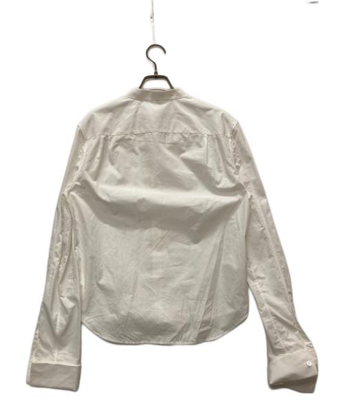 LOEWE（ロエベ）LOEWE (ロエベ) プリーツフォーマルシャツ /アナグラム ホワイト サイズ:38の古着・服飾アイテム