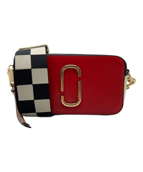 MARC JACOBS（マークジェイコブス）MARC JACOBS (マークジェイコブス) ザ スナップショット カメラバッグ レッド×ホワイトの古着・服飾アイテム
