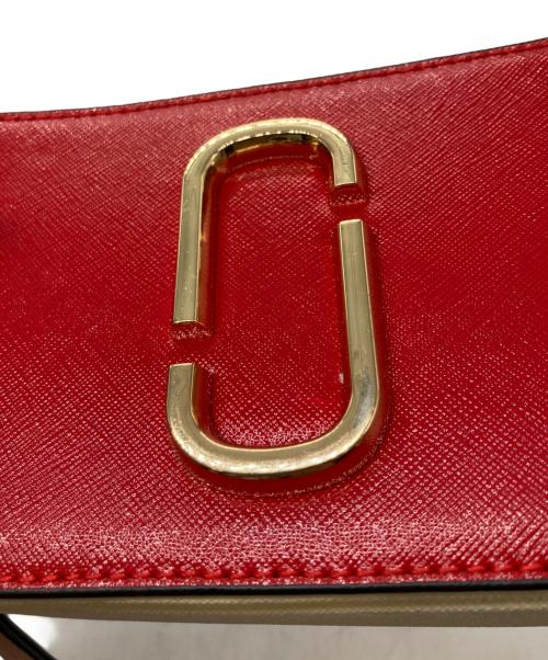 MARC JACOBS（マークジェイコブス）MARC JACOBS (マークジェイコブス) ザ スナップショット カメラバッグ レッド×ホワイトの古着・服飾アイテム