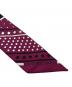 中古・古着 HERMES (エルメス) Les Flacons Bandana/ツイリー シルクスカーフ ブラック・ボルドー：25000円