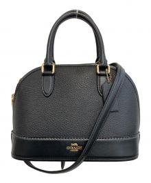 COACH（コーチ）の古着「サブリナ サッチェル バッグ/2WAYバッグ」｜ブラック