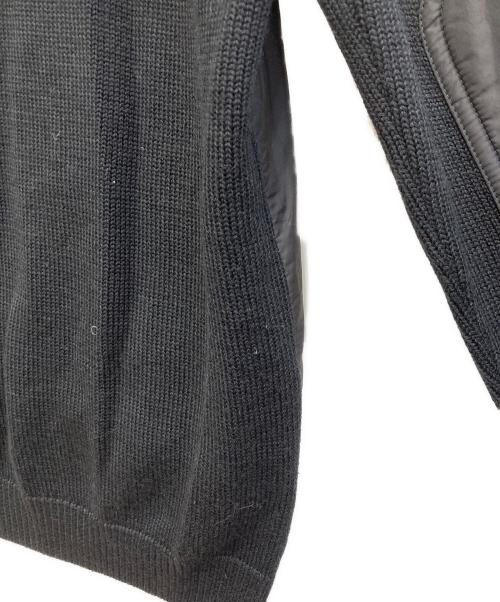 MONCLER（モンクレール）MONCLER (モンクレール) CARDIGAN TRICOT ダウンジャケット ブラック サイズ:Mの古着・服飾アイテム