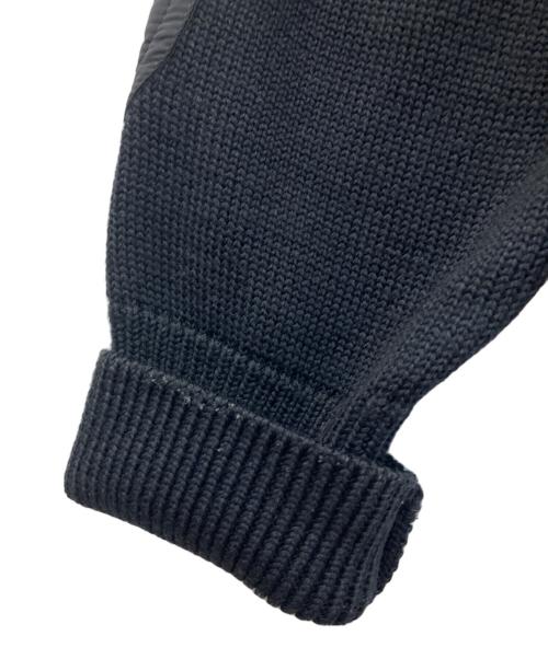 MONCLER（モンクレール）MONCLER (モンクレール) CARDIGAN TRICOT ダウンジャケット ブラック サイズ:Mの古着・服飾アイテム
