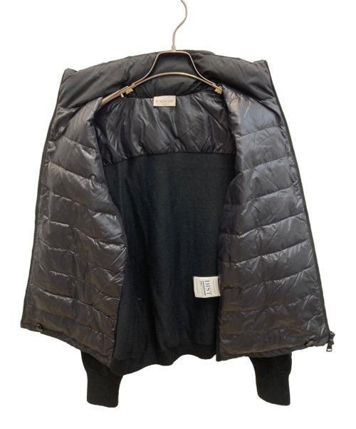 MONCLER（モンクレール）MONCLER (モンクレール) CARDIGAN TRICOT ダウンジャケット ブラック サイズ:Mの古着・服飾アイテム