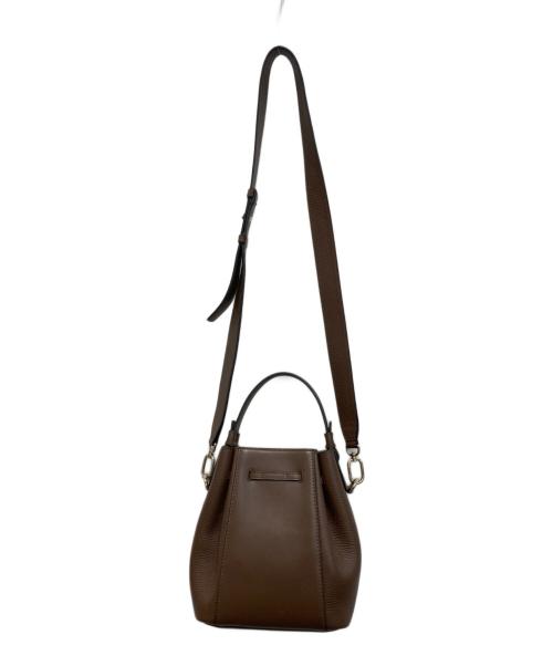 FURLA（フルラ）FURLA (フルラ) MIASTELLA ミアステラ バケットバッグ ブラウンの古着・服飾アイテム