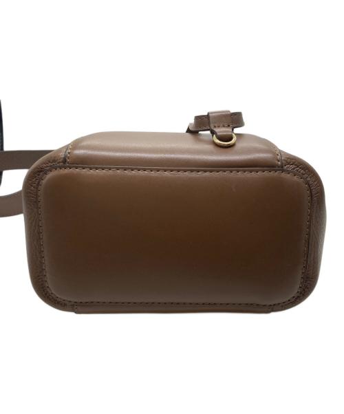 FURLA（フルラ）FURLA (フルラ) MIASTELLA ミアステラ バケットバッグ ブラウンの古着・服飾アイテム