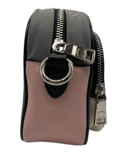 COACH（コーチ）COACH (コーチ) SVMVS ミックス コート クロスボディバッグ ホワイト×グレーの古着・服飾アイテム