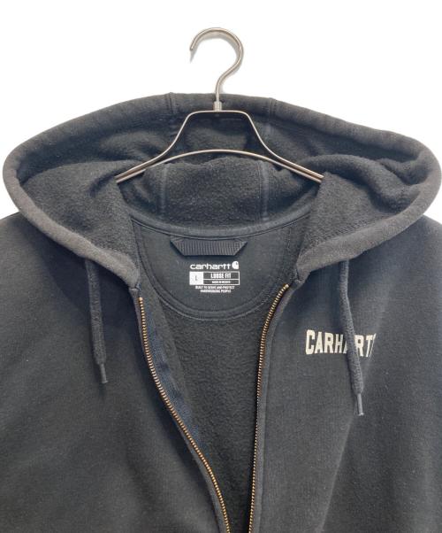 CarHartt（カーハート）CarHartt (カーハート) ジップパーカー ブラック サイズ:Lの古着・服飾アイテム