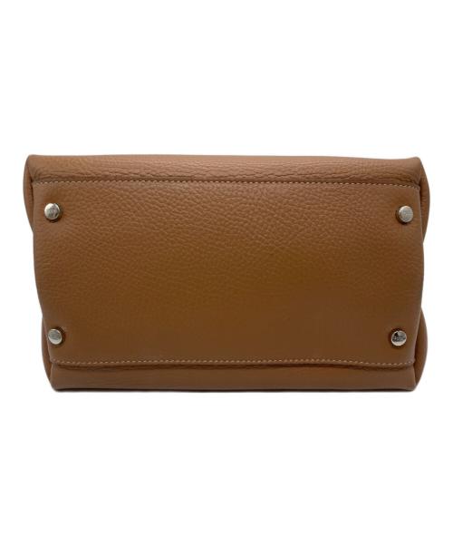 TOD'S（トッズ）TOD'S (トッズ) Tタイムレス マイクロ /ハンドバック ブラウンの古着・服飾アイテム