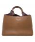 TOD'S (トッズ) Tタイムレス マイクロ /ハンドバック ブラウン：50000円