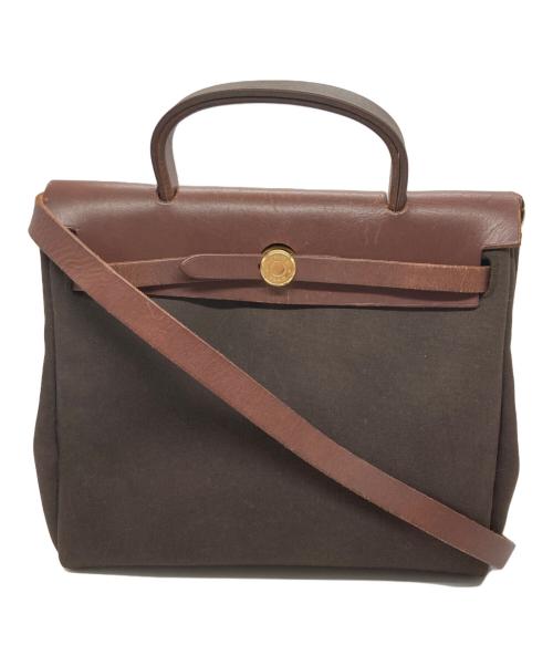 HERMES（エルメス）HERMES (エルメス) エールバッグPMショルダーバッグ ブラウンの古着・服飾アイテム