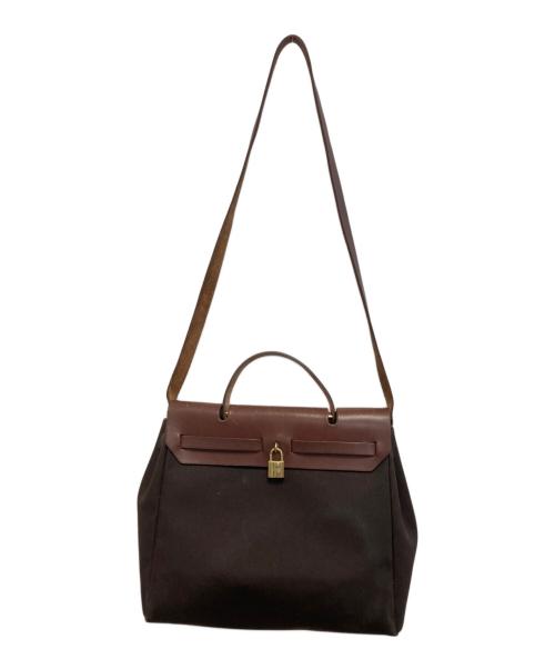 HERMES（エルメス）HERMES (エルメス) エールバッグPMショルダーバッグ ブラウンの古着・服飾アイテム