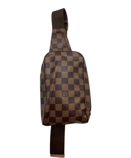 LOUIS VUITTON（ルイ ヴィトン）LOUIS VUITTON (ルイ ヴィトン) ジェロニモス ダミエ ボディバッグ ブラウン・ダークブラウンの古着・服飾アイテム