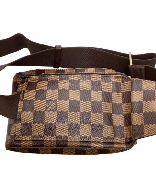 LOUIS VUITTON（ルイ ヴィトン）LOUIS VUITTON (ルイ ヴィトン) ジェロニモス ダミエ ボディバッグ ブラウン・ダークブラウンの古着・服飾アイテム