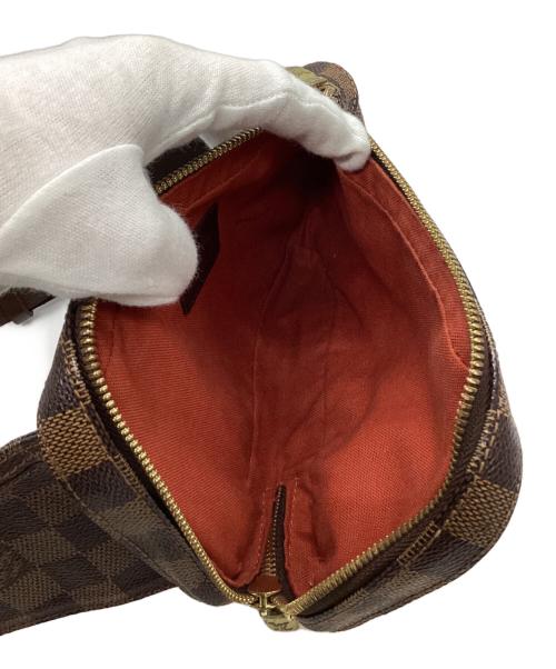 LOUIS VUITTON（ルイ ヴィトン）LOUIS VUITTON (ルイ ヴィトン) ジェロニモス ダミエ ボディバッグ ブラウン・ダークブラウンの古着・服飾アイテム