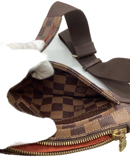 LOUIS VUITTON（ルイ ヴィトン）LOUIS VUITTON (ルイ ヴィトン) ジェロニモス ダミエ ボディバッグ ブラウン・ダークブラウンの古着・服飾アイテム