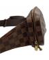 中古・古着 LOUIS VUITTON (ルイ ヴィトン) ジェロニモス ダミエ ボディバッグ ブラウン・ダークブラウン：50000円