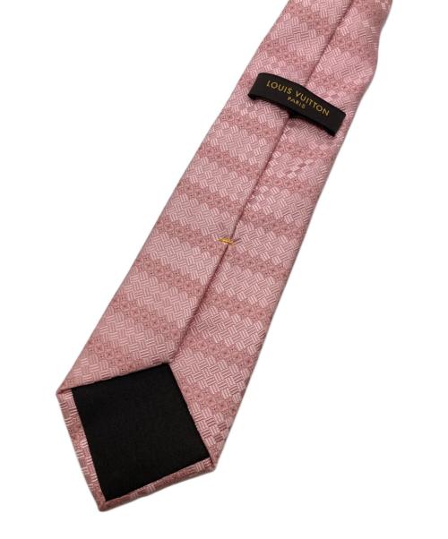 LOUIS VUITTON（ルイ ヴィトン）LOUIS VUITTON (ルイ ヴィトン) シルク ネクタイ ピンク サイズ:-の古着・服飾アイテム