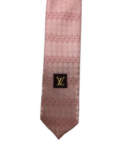 LOUIS VUITTON（ルイ ヴィトン）LOUIS VUITTON (ルイ ヴィトン) シルク ネクタイ ピンク サイズ:-の古着・服飾アイテム