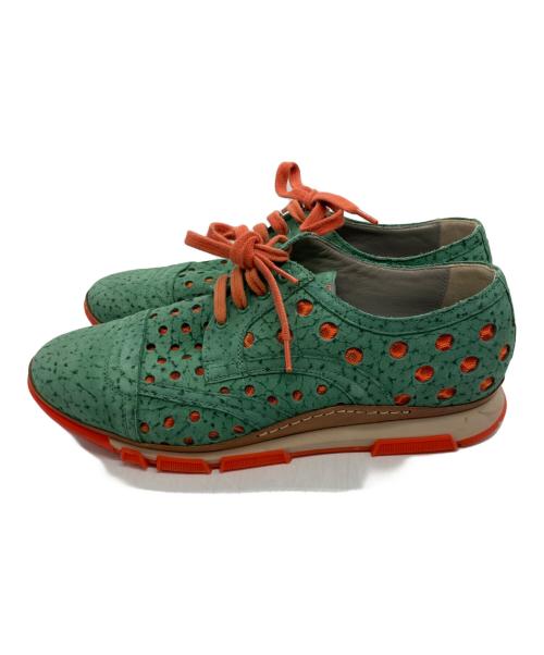 DOLCE & GABBANA（ドルチェ＆ガッバーナ）DOLCE & GABBANA (ドルチェ＆ガッバーナ) ウィングチップシューズ ターコイズ サイズ:8の古着・服飾アイテム